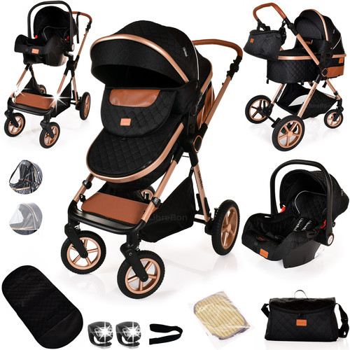 Pram with car - car, seat